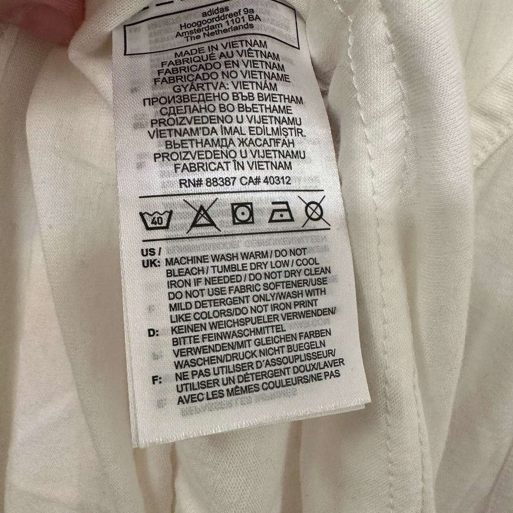 Adidas Razorback White Tank with Star Logo - Picture 4 of 4